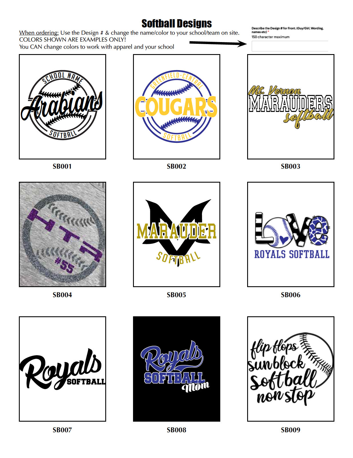 girls softball logo ideas